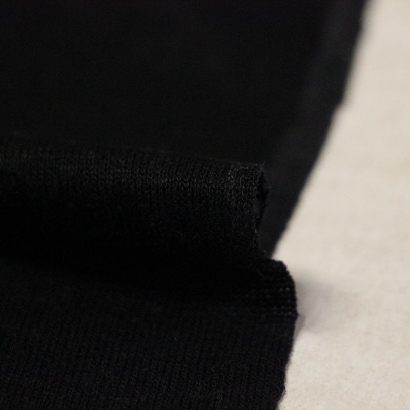 Jersey 100% lin - Noir