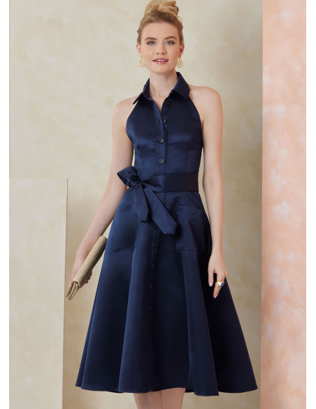 Patron Vogue 2103/Y5 (46-54) - Robe sans manches midi ou mini