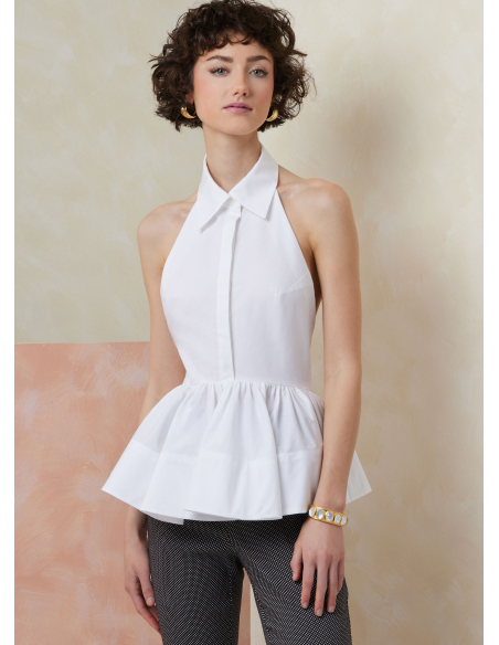 Patron Vogue 2112/H5 (34-42) - Top à basque dos nu ou col halter