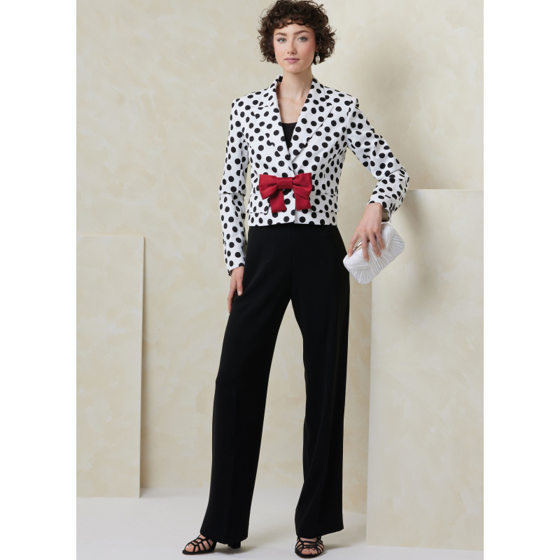 Patron Vogue 2114/B5 (36-44) - Veste courte cintrée avec manches fente