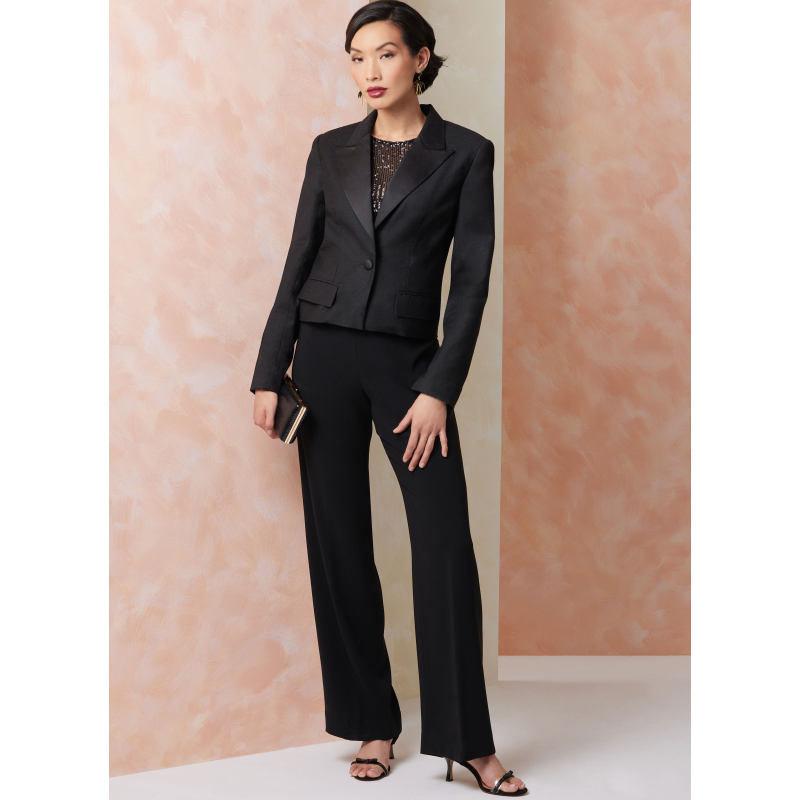 Patron Vogue 2114/B5 (36-44) - Veste courte cintrée avec manches fente