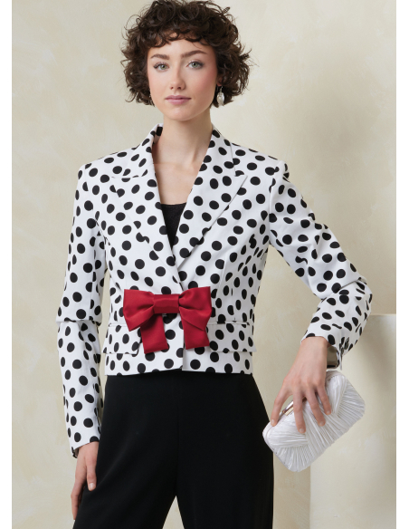 Patron Vogue 2114/Y5 (46-54) - Veste courte cintrée avec manches fente