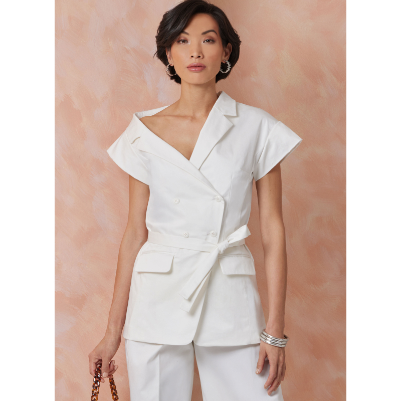Patron Vogue 2117/B5 (36-44) - Veste asymétrique et pantalon large