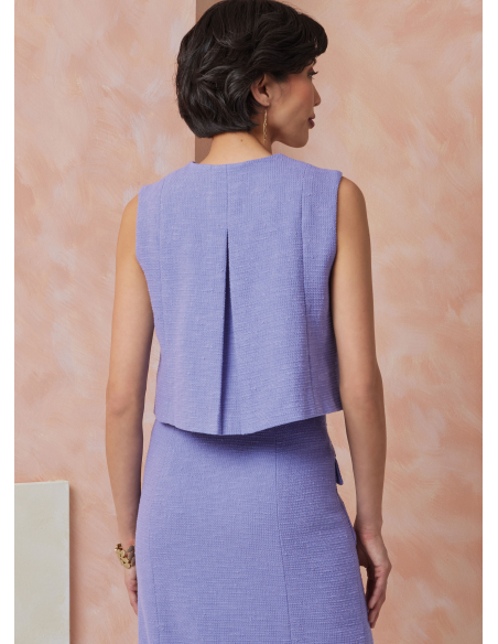 Patron Vogue 2118/H5 (34-42) - Top ajusté doublé et jupe slim à poches