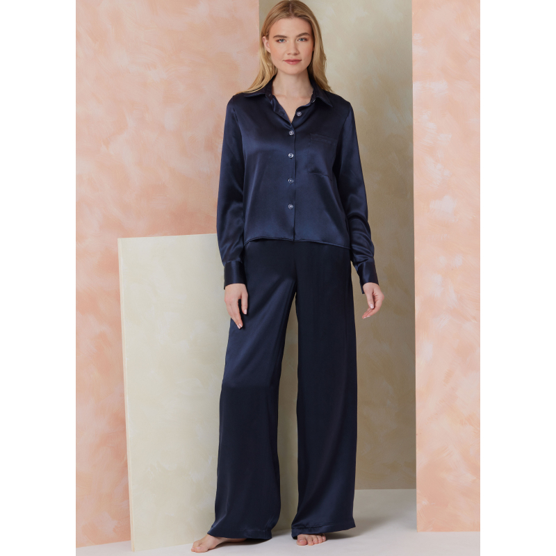 Patron Vogue 2119 (36-52) - Pyjama chemise et bas assortis