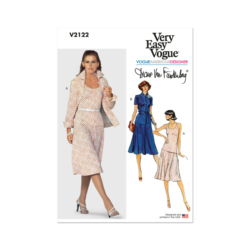 Patron Vogue 2122/Y5 (46-54) - Veste, robe, top, jupe et pantalon