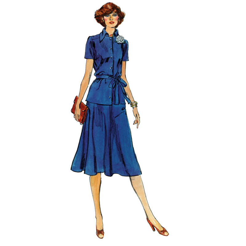 Patron Vogue 2122/Y5 (46-54) - Veste, robe, top, jupe et pantalon