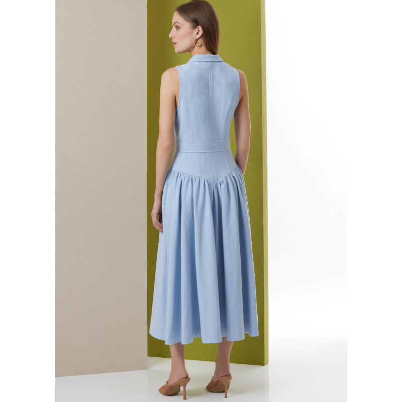 Patron Butterick 7037 K5 (36-44) - Robe midi boutonnée