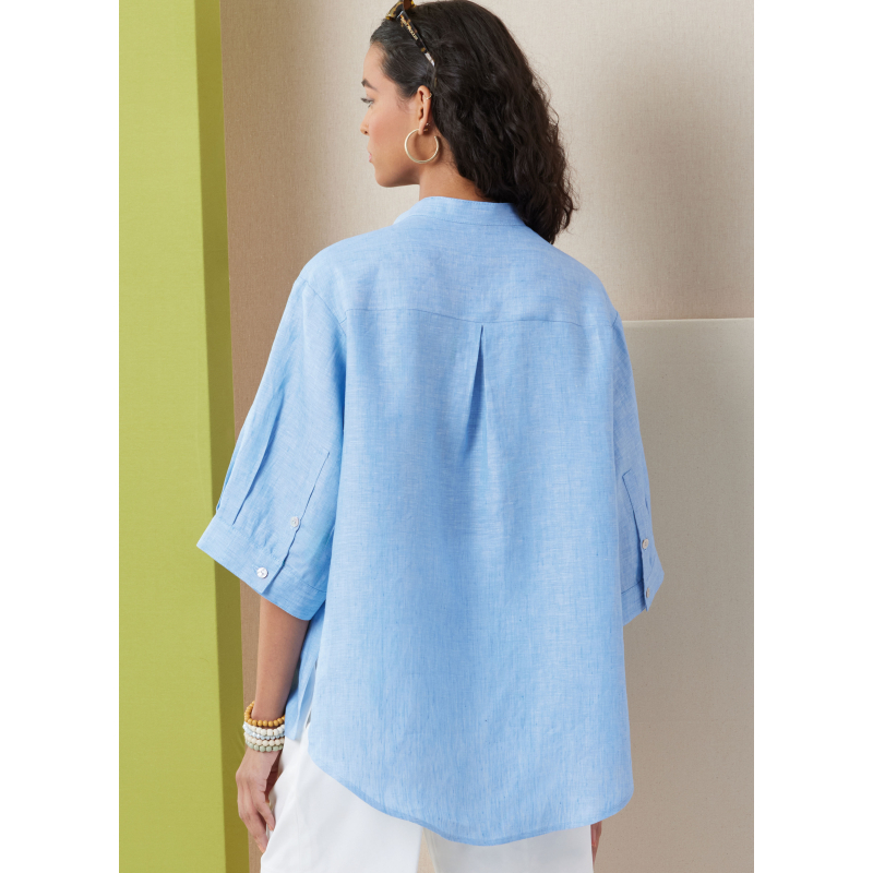 Patron Butterick 7041 AA (38-46) - Chemisier ample feminine
