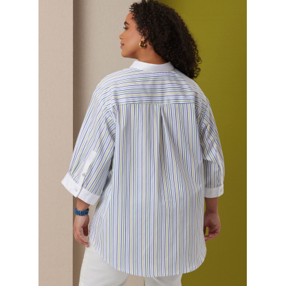 Patron Butterick 7041 AA (38-46) - Chemisier ample feminine 2