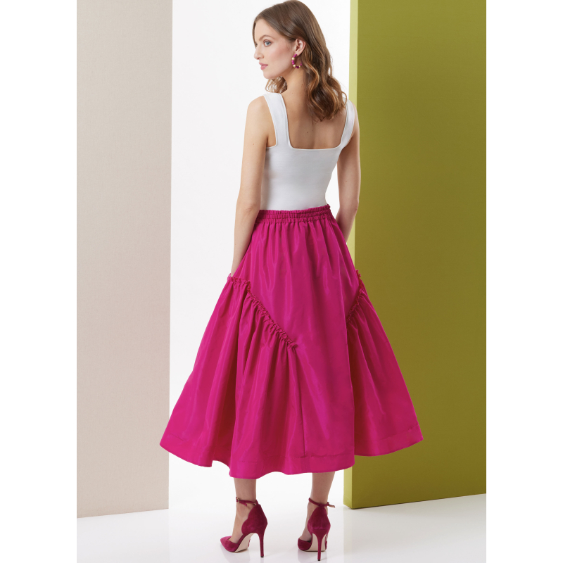 Patron Butterick 7044 K5 (36-44) - Jupe évasée deux longueurs