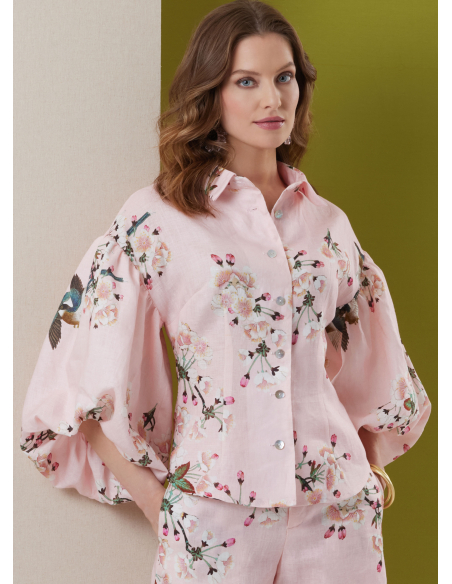 Patron Butterick 7045 Y5 (46-54) - Top boutonné & bas coordonnés