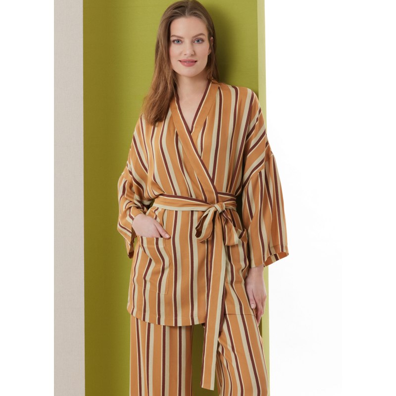 Patron Butterick 7047 (36-52) - Robe et pantalon coordonnés
