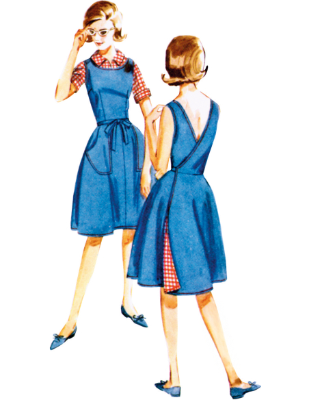 Patron Butterick 7053 U5 (44-52) - Ensemble vintage 1960