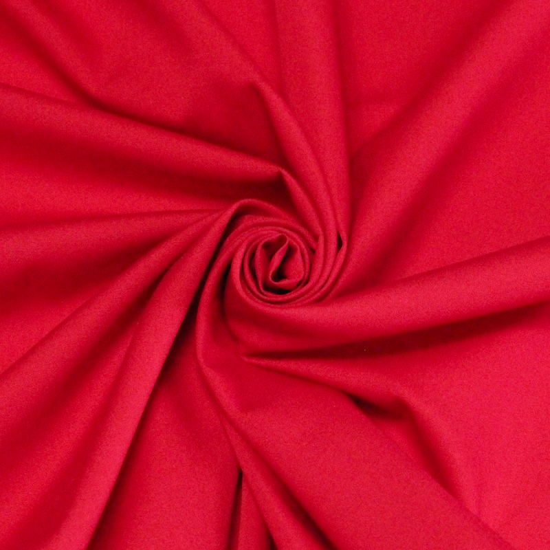 Toile 100% coton - Rouge