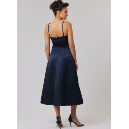 Patron McCall's 8577.K5 (36-44) - Robe ajustée à manches variées et encolure v 2