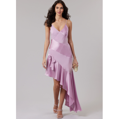 Patron McCall's 8582.K5 (36-44) - Robe ajustée à bretelles spaghetti et jupe biais 2