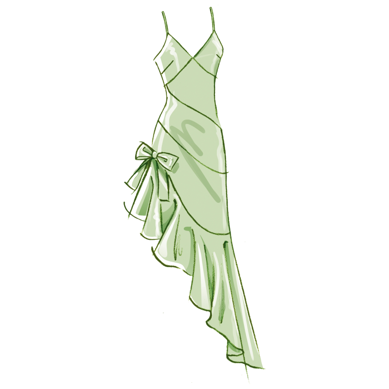 Patron McCall's 8582.K5 (36-44) - Robe ajustée à bretelles spaghetti et jupe biais