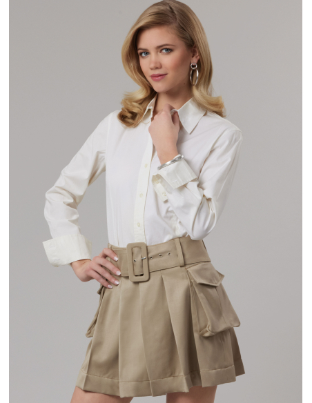 Patron McCall's 8584.K5 (36-44) - Jupe plissée deux longueurs avec ceinture