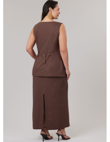 Patron McCall's 8585.W2 (48-56) - Ensemble top et pantalon