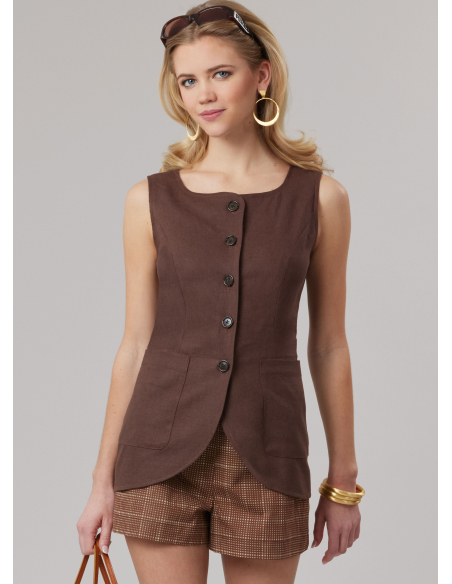 Patron McCall's 8585.W2 (48-56) - Ensemble top et pantalon