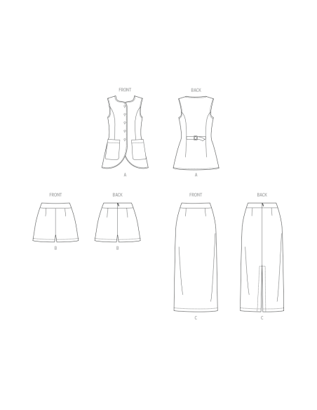 Patron McCall's 8585.W3 (58-66) - Ensemble top et pantalon