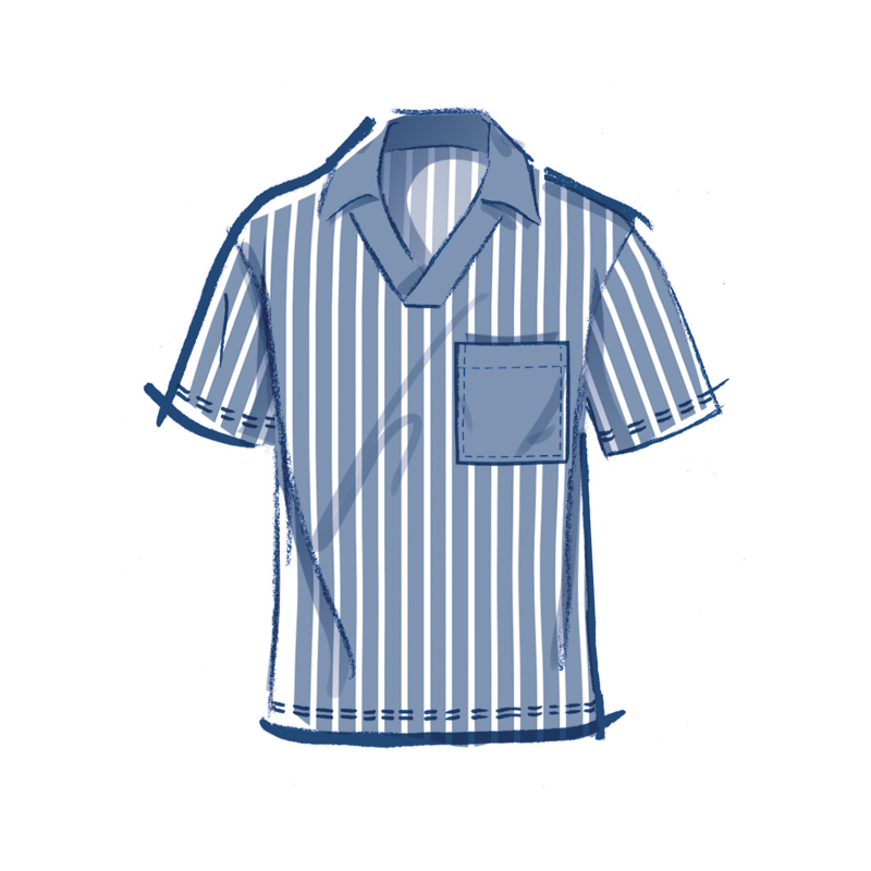 Patron McCall's 8589.A (36-58) - Top homme manches variées