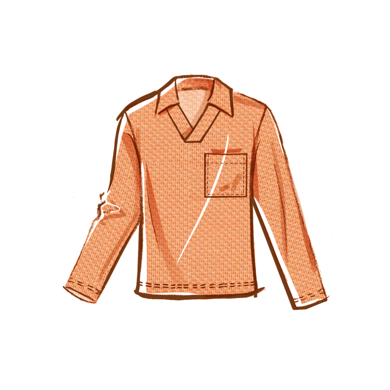Patron McCall's 8589.A (36-58) - Top homme manches variées