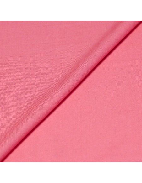 Twill laine & soie - Rose