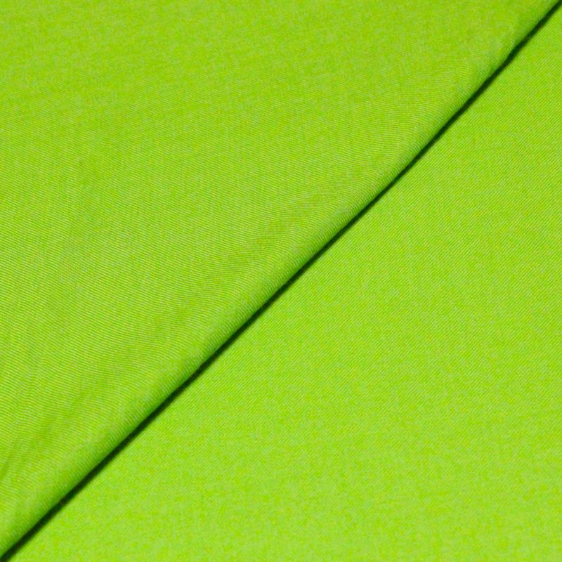 Twill laine & soie - Vert pomme