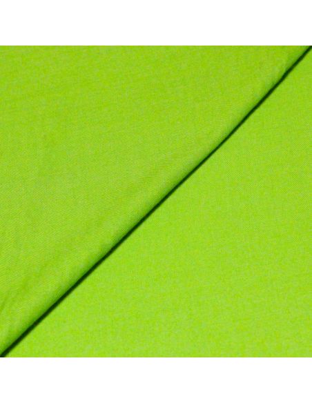 Twill laine & soie - Vert pomme