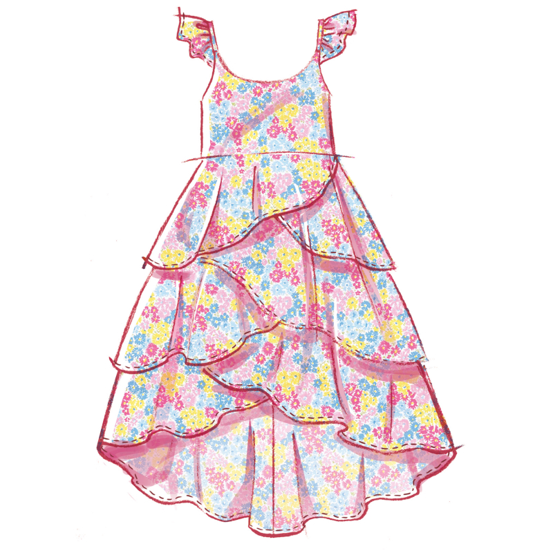 Patron McCall's 8592.HH (3-6) - Robe enfant et serre‑tête