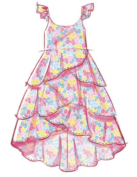 Patron McCall's 8592.HH (3-6) - Robe enfant et serre‑tête