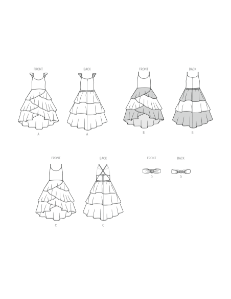 Patron McCall's 8592.HH (3-6) - Robe enfant et serre‑tête