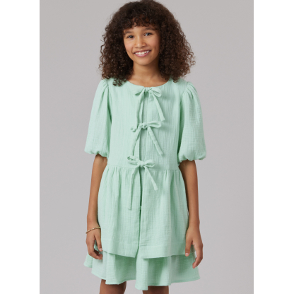Patron McCall's 8593.A (7-14) - Robe et haut fille 2