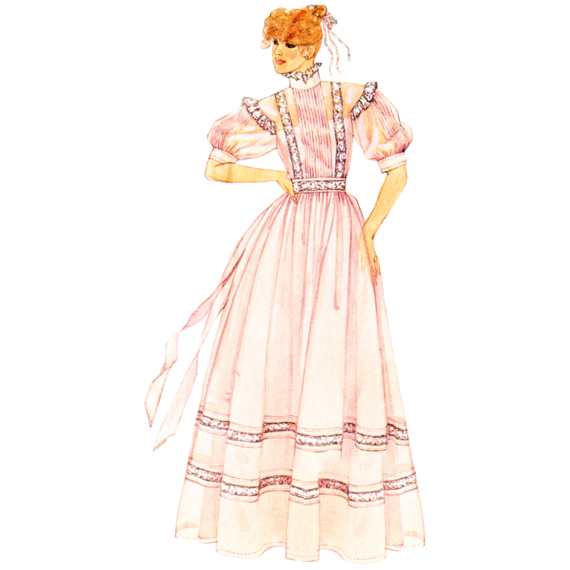 Patron McCall's 8595.A (34-42) - Robe longue, combinaison et ceinture