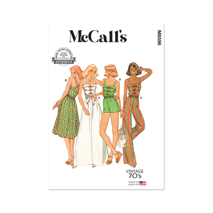 Patron McCall's 8596.R5 (42-50) - Robe ou Jumpsuit à Bretelles