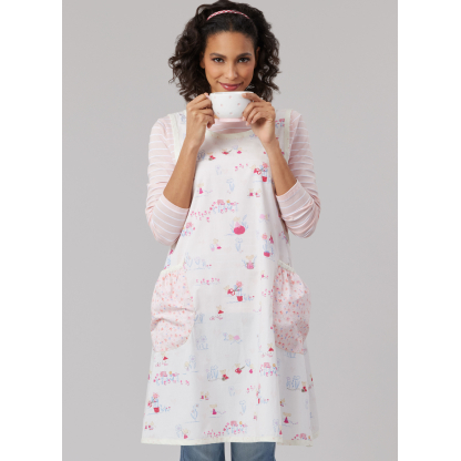 Patron McCall's 8598.A - Tabliers croisées style campagne 2