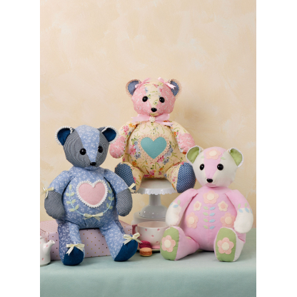 Patron McCall's 8599.OS - Ours en peluche patchwork 2