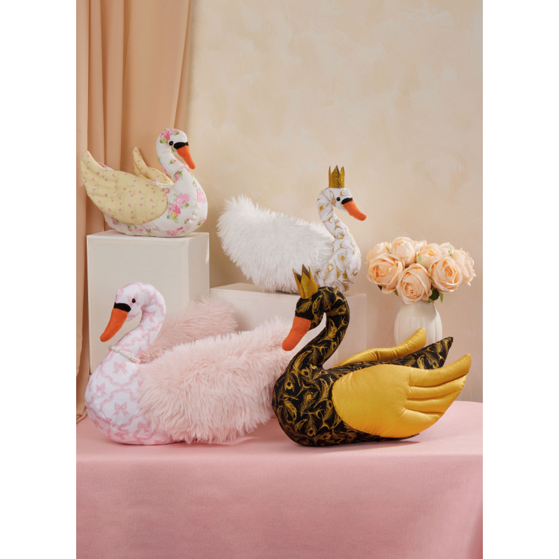 Patron McCall's 8600.OS - Peluches cygnes en 2 tailles