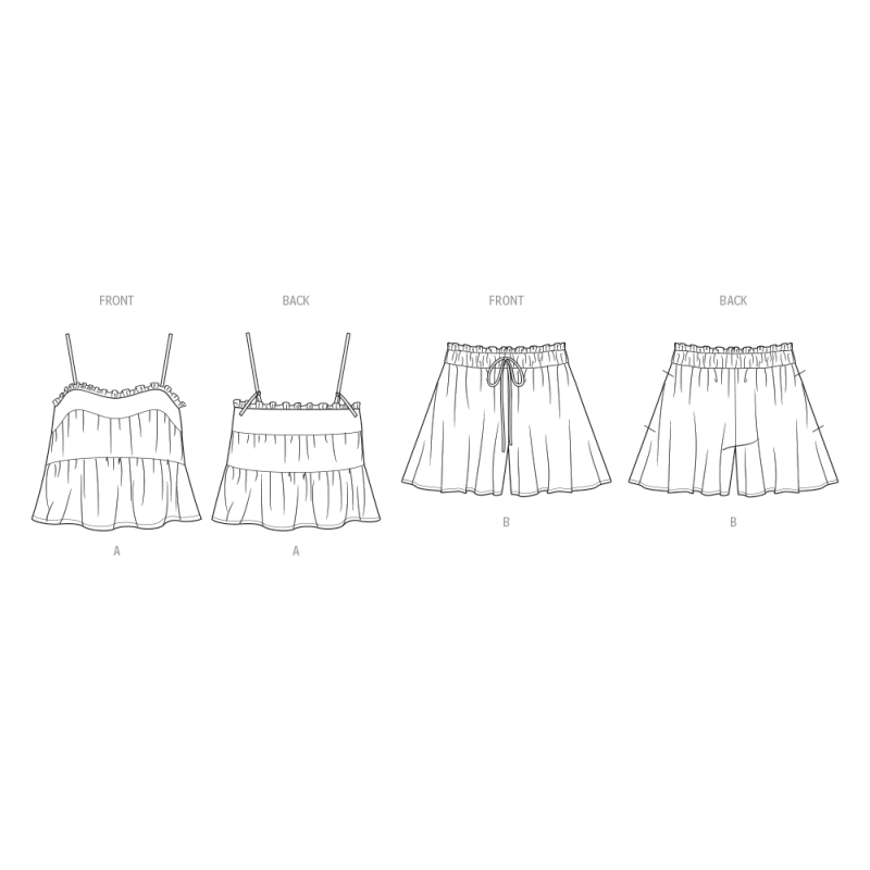 Patron KnowMe 2119.A (34-52) - Top & Shorts