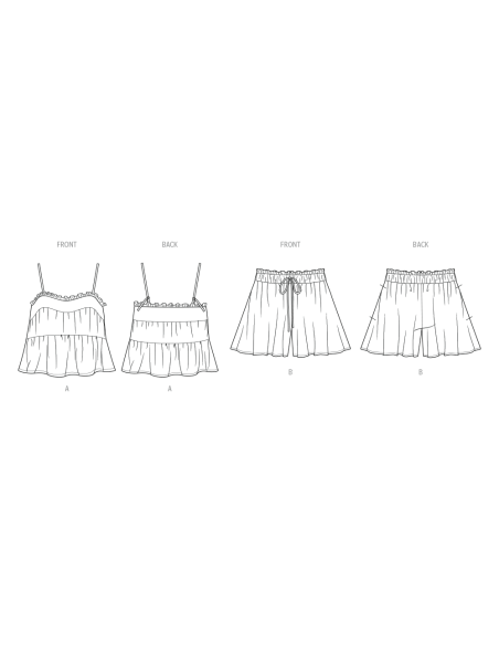 Patron KnowMe 2119.A (34-52) - Top & Shorts