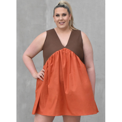 Patron KnowMe 2120.Y5 (46-54) - Robe fluide trapèze 2