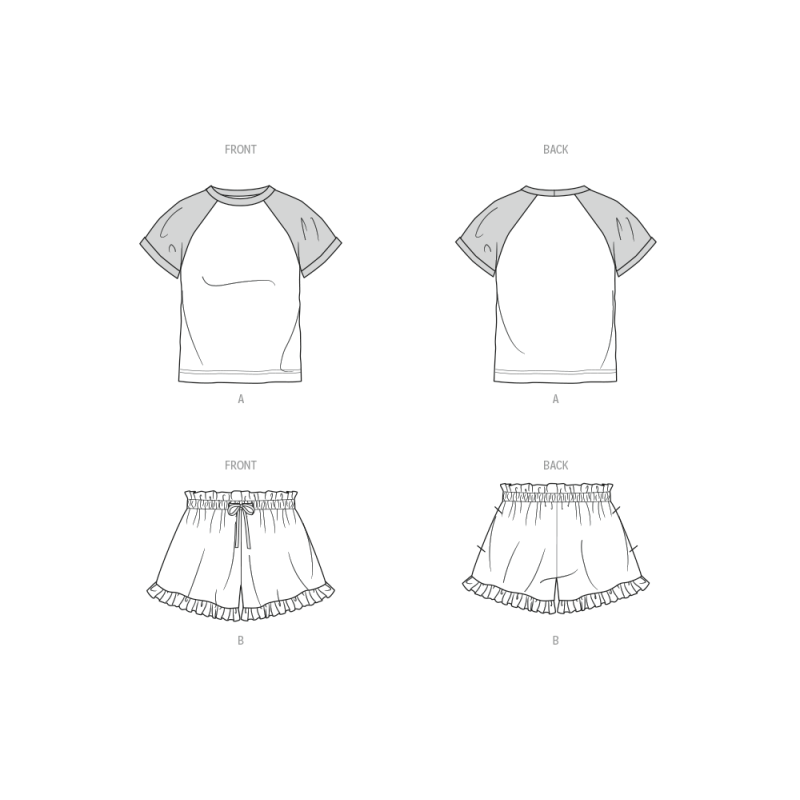 Patron KnowMe 2123.A (36-50) - T-Shirt & Shorts