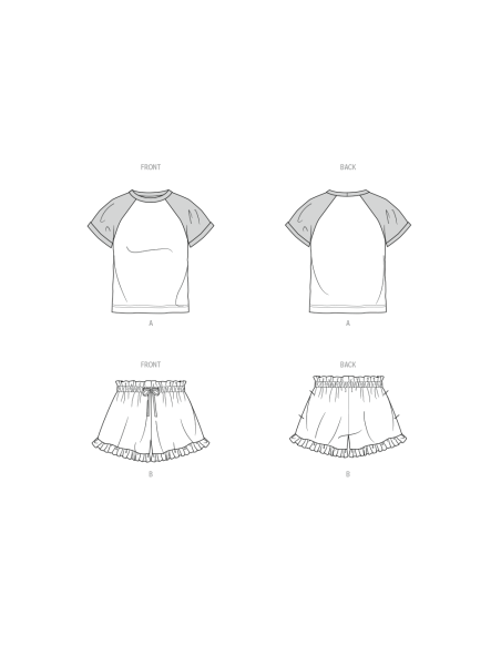 Patron KnowMe 2123.A (36-50) - T-Shirt & Shorts