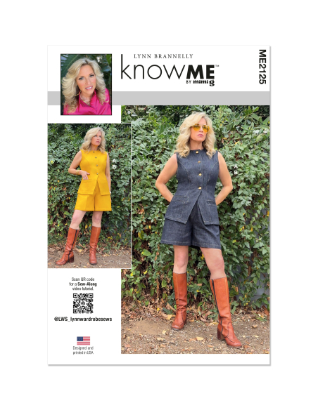 Patron KnowMe 2125.K5 (36-44) - Veste & Shorts