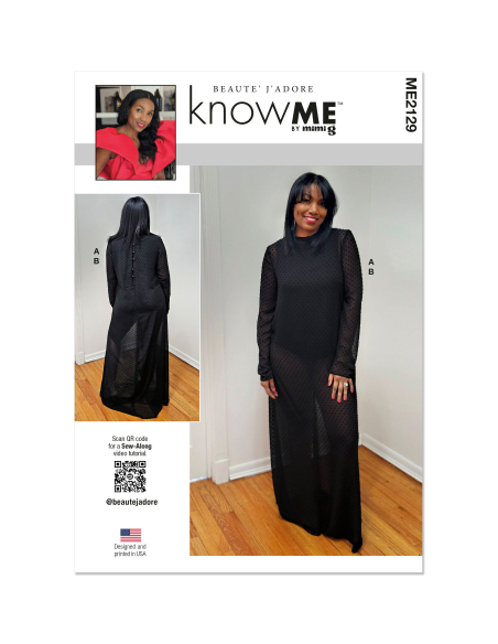 Patron KnowMe 2129.Y5 (46-54) - Bodysuit & Robe