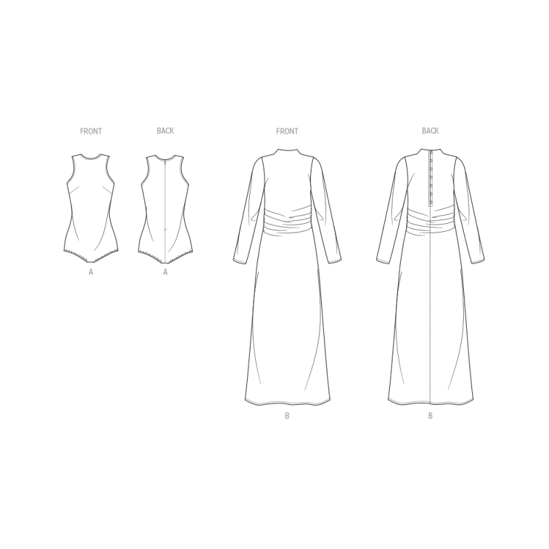 Patron KnowMe 2129.Y5 (46-54) - Bodysuit & Robe