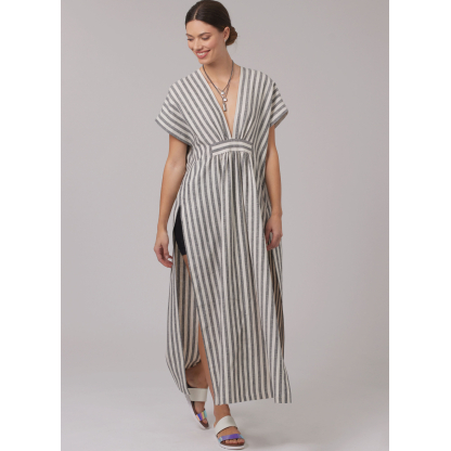 Patron New Look 6795 - Caftan deux longueurs 2