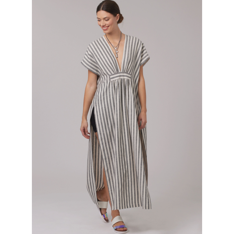 Patron New Look 6795 - Caftan deux longueurs